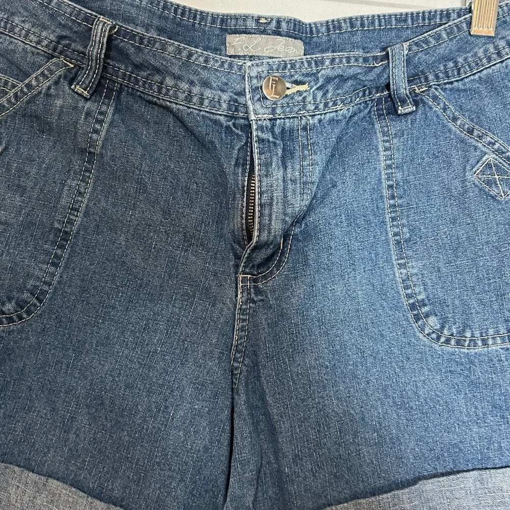 Classic Blue Denim Women's Shorts Size 14